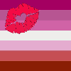 The original lesbian flag